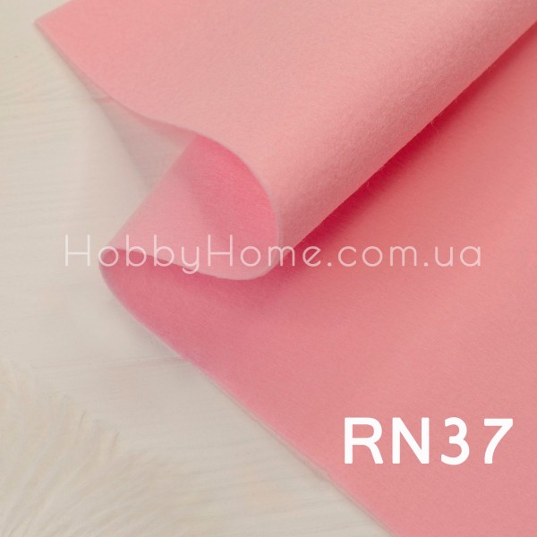 Фетр корейський м'який 1,2мм RN37 Рожевий