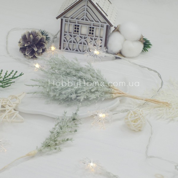 Гілка пухнаста 19см Зелена