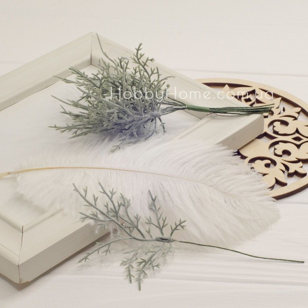 Штучна Туя Темно-Зелена 15см для флористики та декору