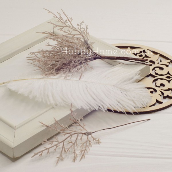 Декоративна Туя Коричнева 15см для флористики та декору