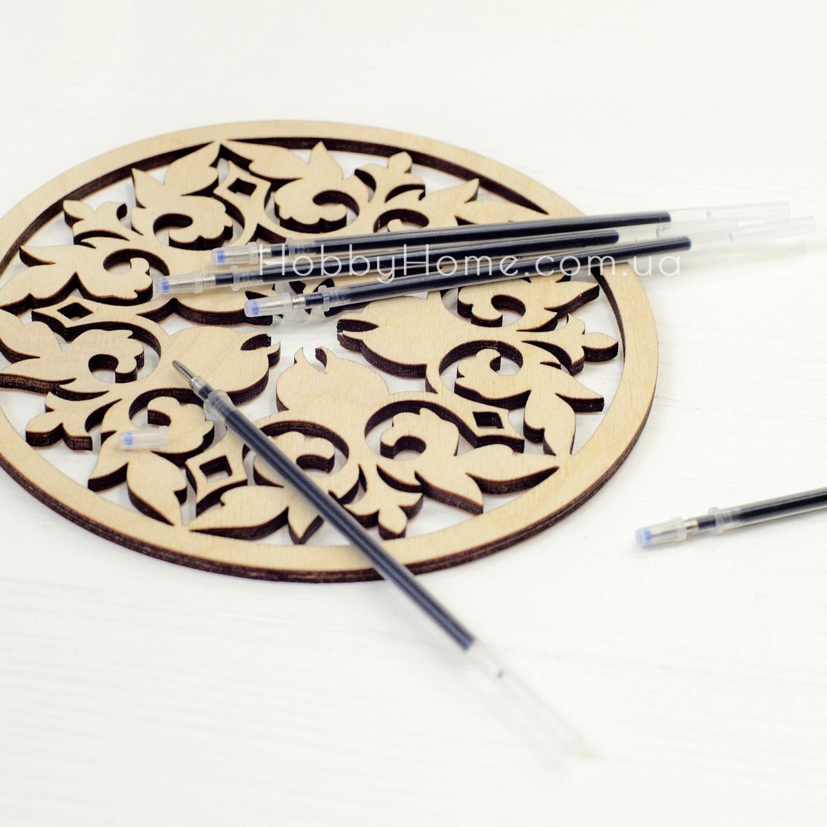 Чорна ручка, стрижень з термозникаючим чорнилом 1мм для світлих тканин