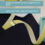 Оксамитова стрічка 1 см жовта — для декору, рукоділля та пакування