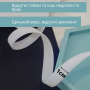 Оксамитова стрічка 1 см Біла ВІП — універсальна тасьма для декору, рукоділля та пакування