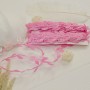 Грецька стрічка з листочками Рожева