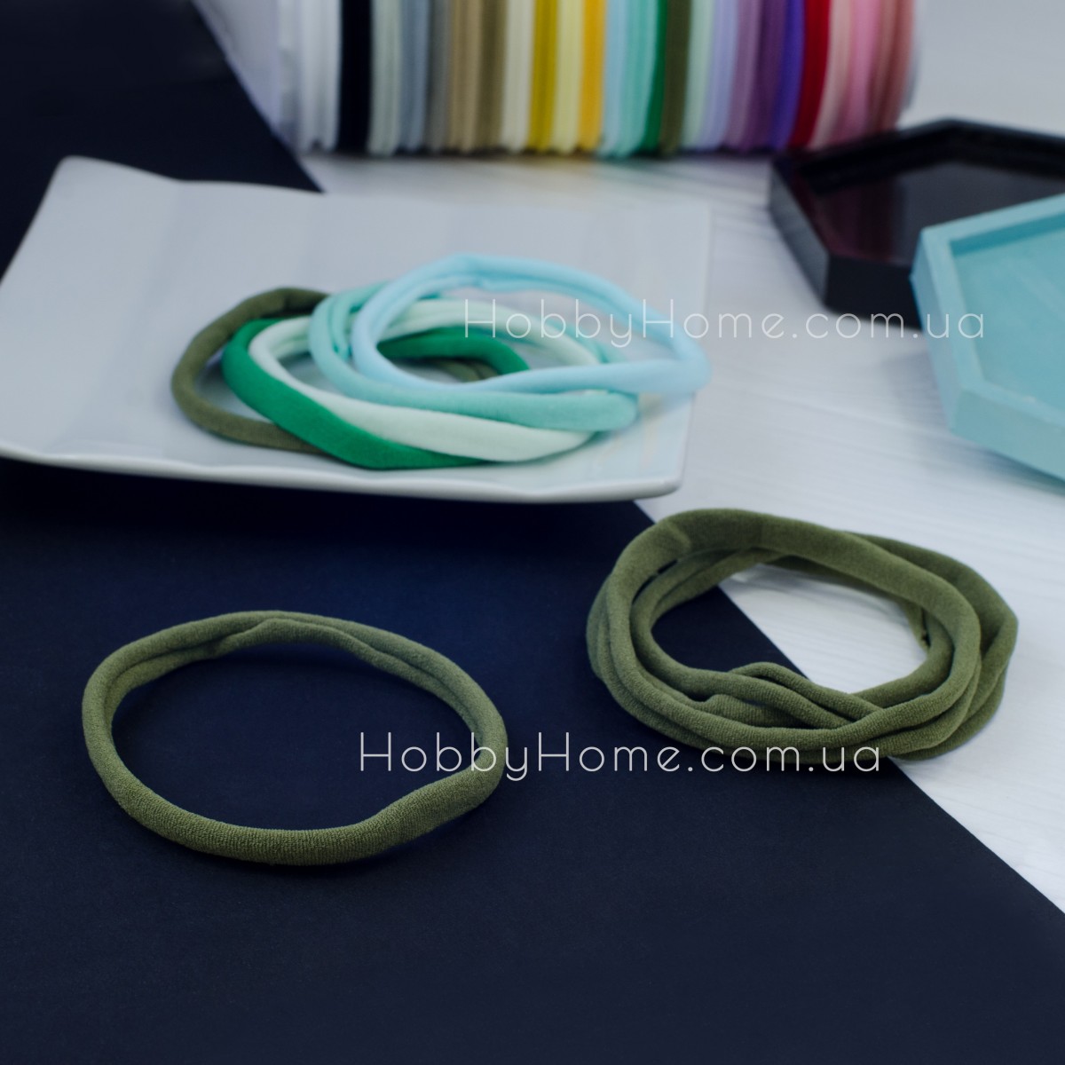 Пов'язка на голову One Size безшовна Китай ПРЕМІУМ Хвоя