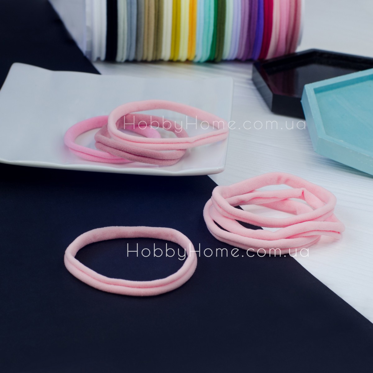 Безшовна нейлонова пов'язка основа One Size Китай ПРЕМІУМ тьмяно Рожева