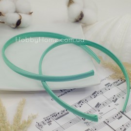 Обруч пластик в атласі 9мм Тіффані Обруч пластик в атла...