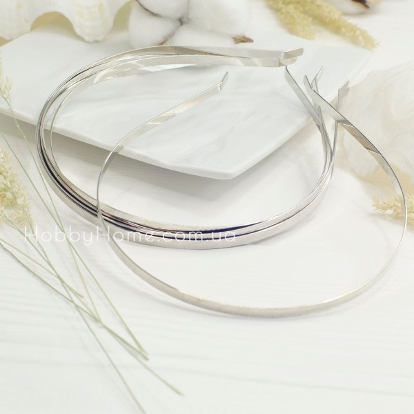 Заготовка для обруча метал 4,5мм Срібло