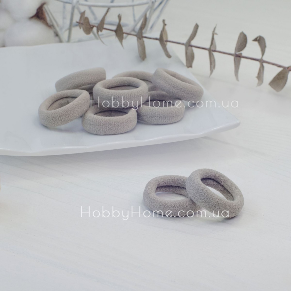 Резинка Коломия 3,6см Темно-бежева — м’яка нейлонова гумка для волосся та рукоділля Резинка Коломия 3,6см Темно-бежева — м’яка нейлонова гумка для волосся та рукоділля