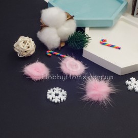 Рожевий норковий пом...