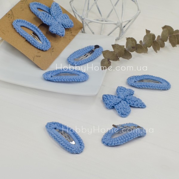 В'язані клік-клак Бавовна насичений Джинс