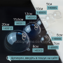 Прозора кулька на ялинку 7 см - заготовки для рукоділля та творчості, розбірна